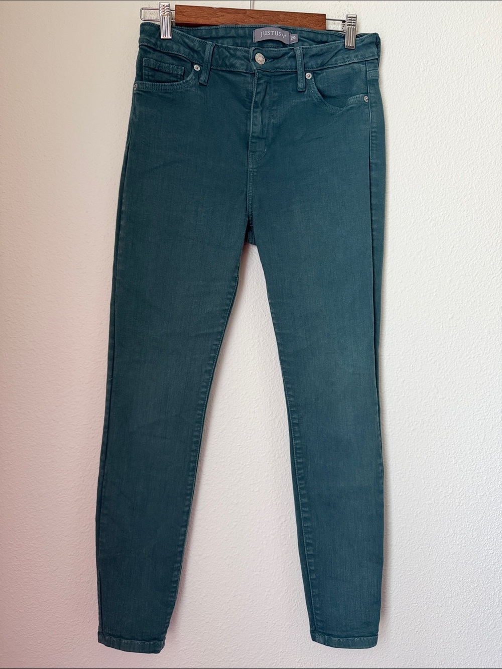 JustUSA Dark Teal Skinny Jeans